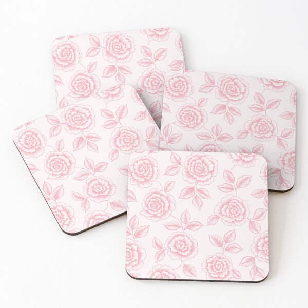 Item preview, Pink Vintage Floral Pattern designed and sold by itxelaraStudio.