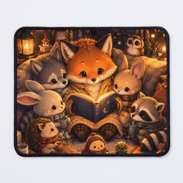 Item preview, Cozy Fox Reading Story To Woodland Friends designed and sold by Herodestroyer.