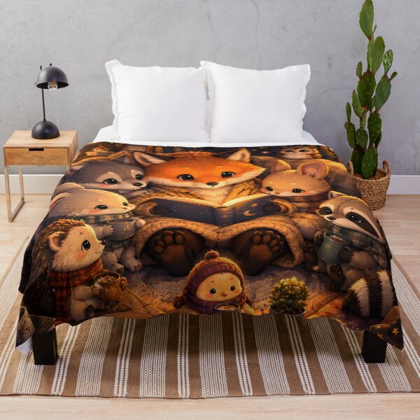 Item preview, Cozy Fox Reading Story To Woodland Friends designed and sold by Herodestroyer.