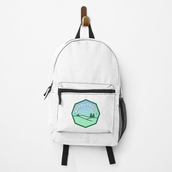 Item preview, Happy Trails Retro Hiking Mountain Pine Forest Octagon designed and sold by FestivityFinds.