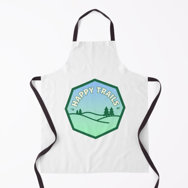 Item preview, Happy Trails Retro Hiking Mountain Pine Forest Octagon designed and sold by FestivityFinds.