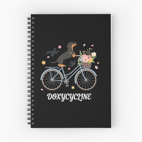 Item preview, dachshund dog riding bicycle designed and sold by saresublete.
