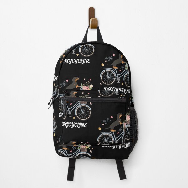 Item preview, dachshund dog riding bicycle designed and sold by saresublete.