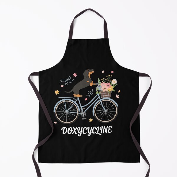 Item preview, dachshund dog riding bicycle designed and sold by saresublete.