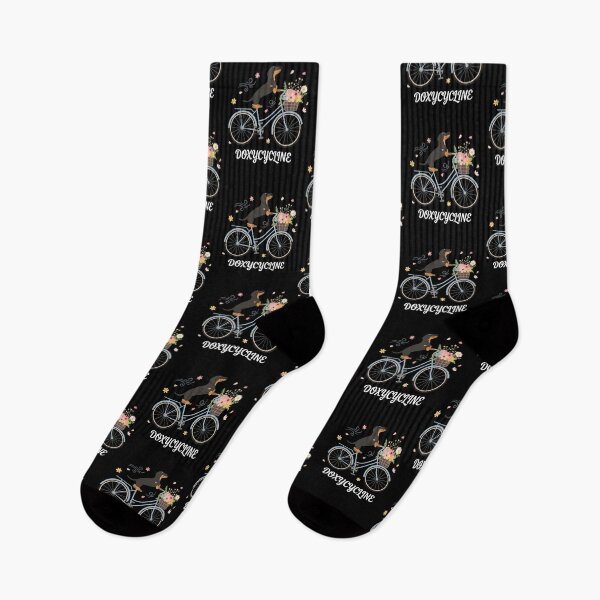 Item preview, dachshund dog riding bicycle designed and sold by saresublete.