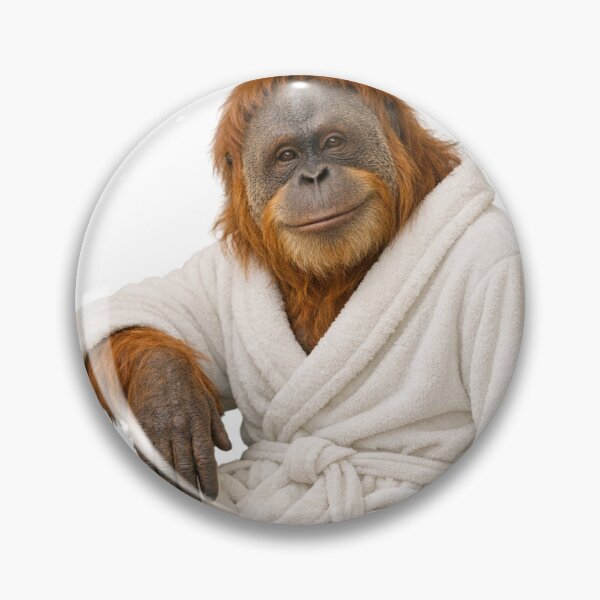 Item preview, Relaxing Bathrobe Orangutan designed and sold by Sillytoe.