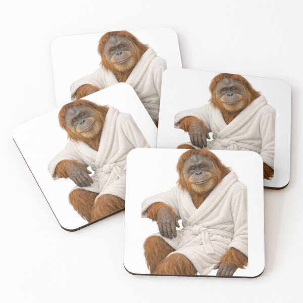Item preview, Relaxing Bathrobe Orangutan designed and sold by Sillytoe.