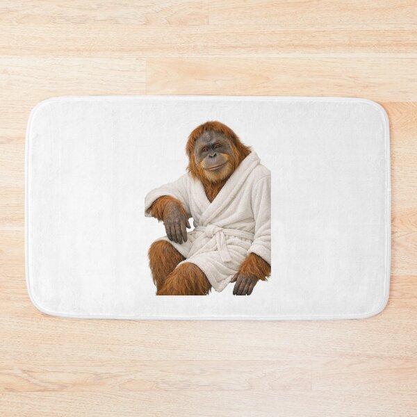 Item preview, Relaxing Bathrobe Orangutan designed and sold by Sillytoe.