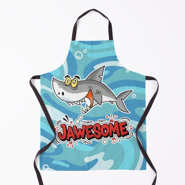 Item preview, Jawesome Crazy Shark Cartoon Square Edition designed and sold by Taridesign.