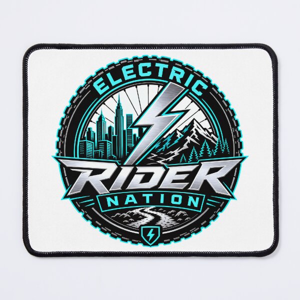 Item preview, Electric Rider Nation E‑Bike Community Shirt designed and sold by OMNITeeSigns.