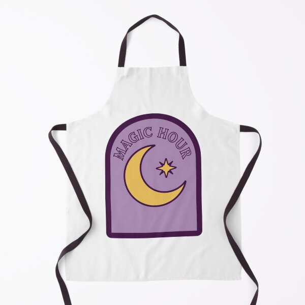 Item preview, Magic Hour Retro Crescent Moon Celestial Arch Badge designed and sold by FestivityFinds.