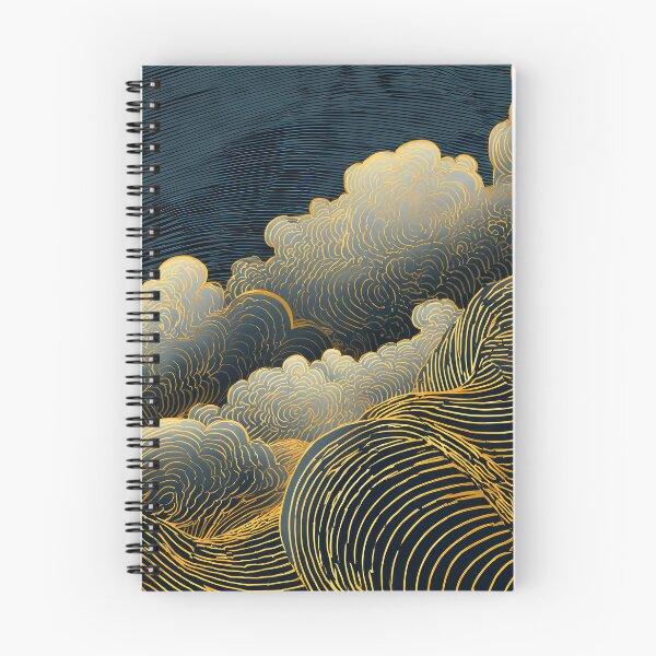 Item preview, Science Fiction Fantasy Imaginary Golden Clouds At Midnight designed and sold by DEC02.