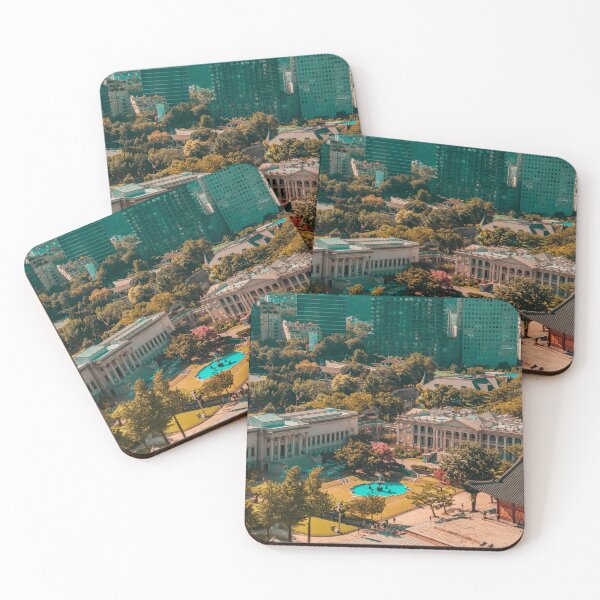 Item preview, Deoksugung Palace and Seoul Cityscape designed and sold by Nightwindow.