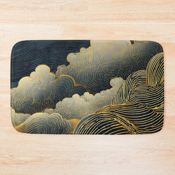 Item preview, Science Fiction Fantasy Imaginary Golden Clouds At Midnight designed and sold by DEC02.