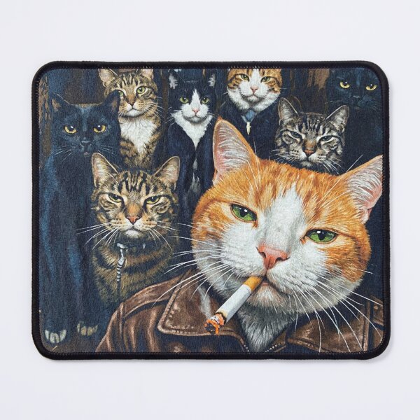 Item preview, Funny Gangster Cat designed and sold by aponwao.