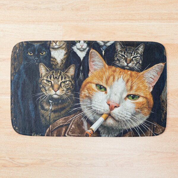 Item preview, Funny Gangster Cat designed and sold by aponwao.