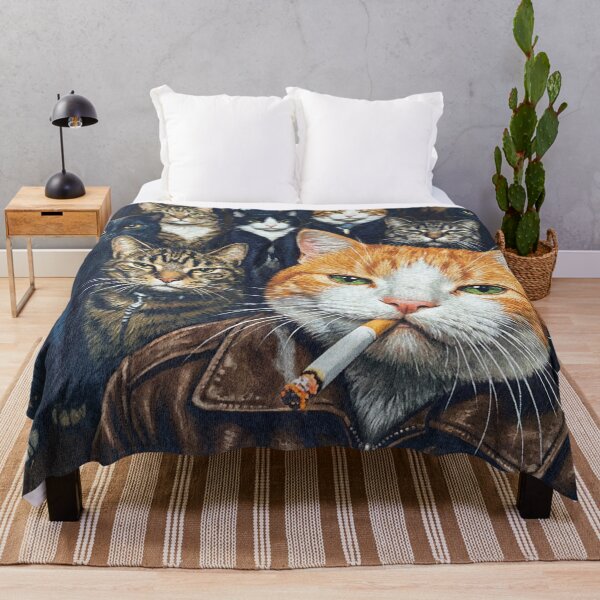 Item preview, Funny Gangster Cat designed and sold by aponwao.