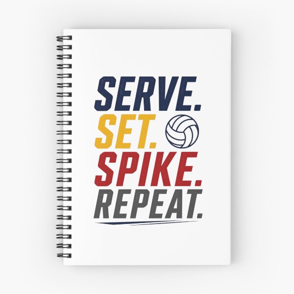 Item preview, Serve Set Spike Repeat designed and sold by redblink store.
