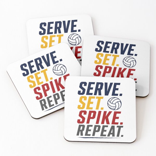 Item preview, Serve Set Spike Repeat designed and sold by redblink store.