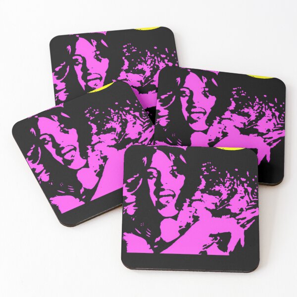 Item preview, Pink Riot Woman With Yellow Typography designed and sold by EldritchArty.