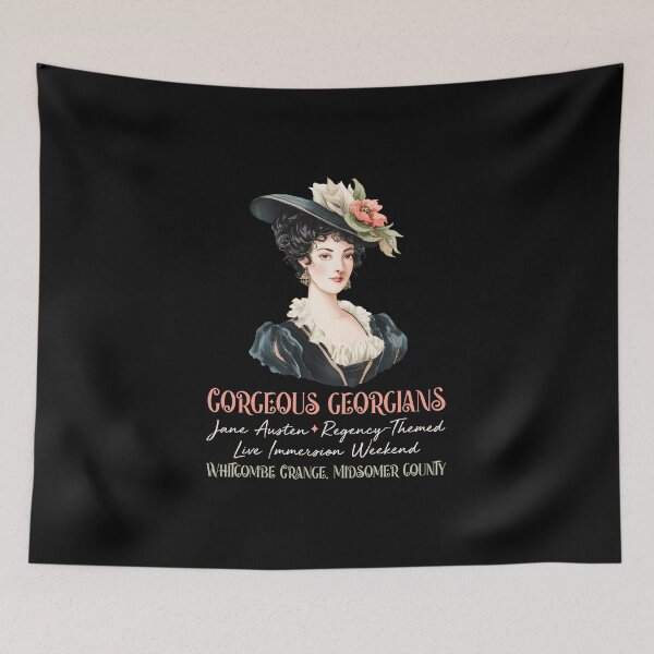 Item preview, Gorgeous Georgians III (on Black) designed and sold by PawsitiveMum3.