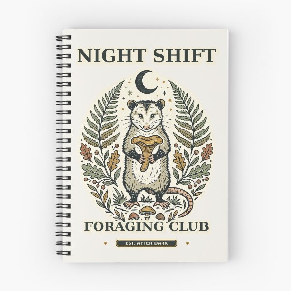 Item preview, Night Shift Foraging Club Opossum designed and sold by Discount code.