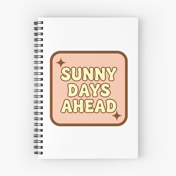 Item preview, Sunny Days Ahead Retro Pastel Typography designed and sold by FestivityFinds.