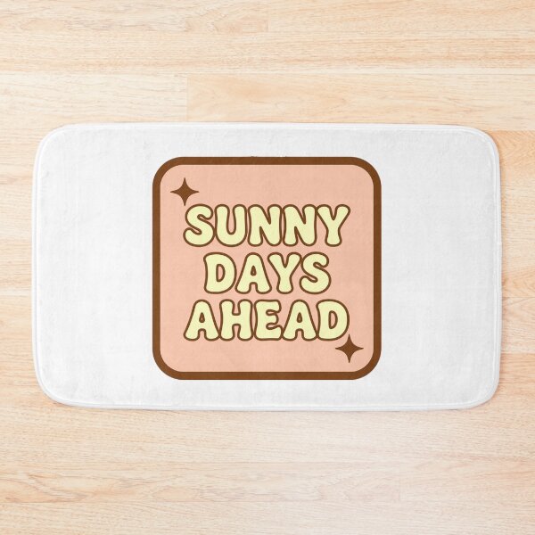 Item preview, Sunny Days Ahead Retro Pastel Typography designed and sold by FestivityFinds.