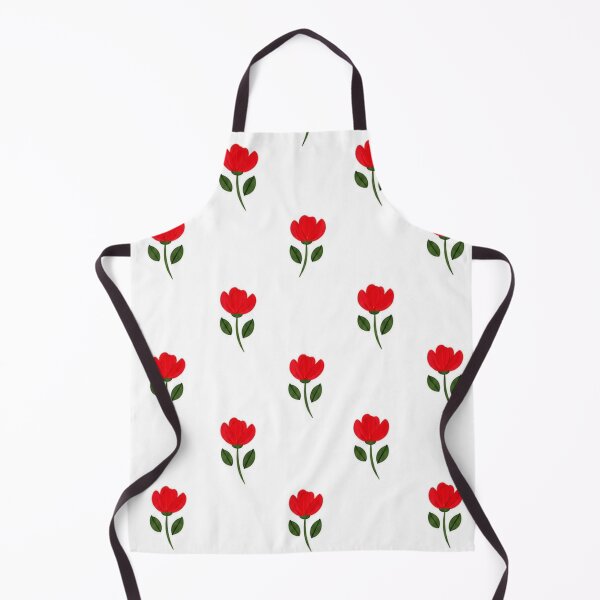 Item preview, Red Tulip Floral Pattern designed and sold by itxelaraStudio.