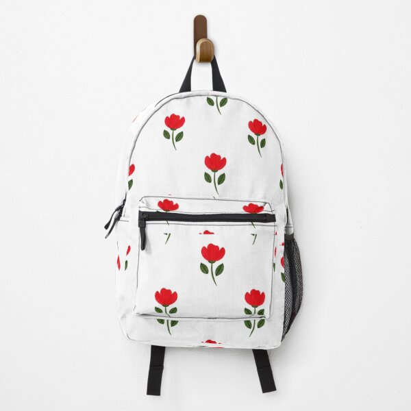 Item preview, Red Tulip Floral Pattern designed and sold by itxelaraStudio.