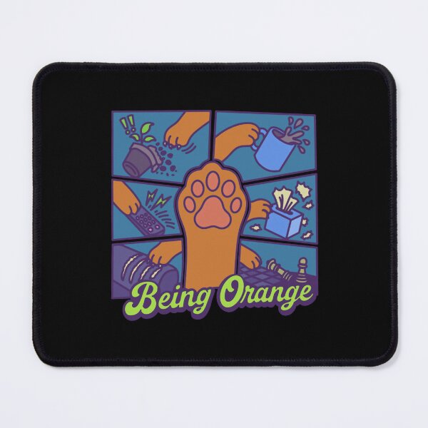 Item preview, Funny Orange Cat Brain Cell Comic Being Orange Art designed and sold by BrainSoupShop.