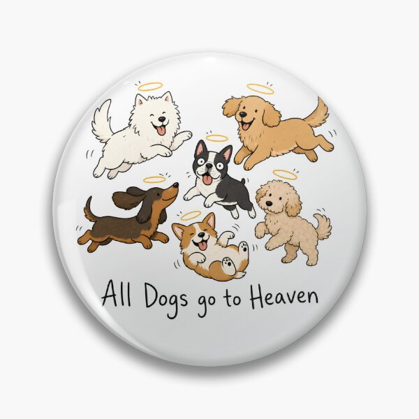 Item preview, All Dogs go to Heaven designed and sold by kovidesignstudio.