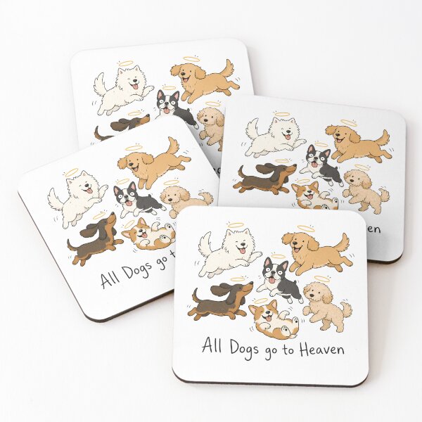 Item preview, All Dogs go to Heaven designed and sold by kovidesignstudio.