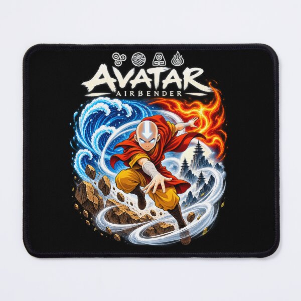 Item preview, Avatar Airbender Four Elements Anime Style T-Shirt Design designed and sold by GSJGROUP.