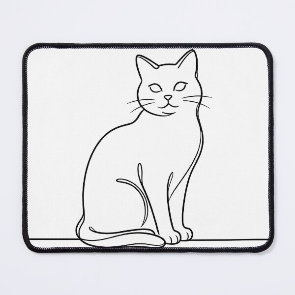 Item preview, Minimalist Cat Silhouette designed and sold by agusrama.