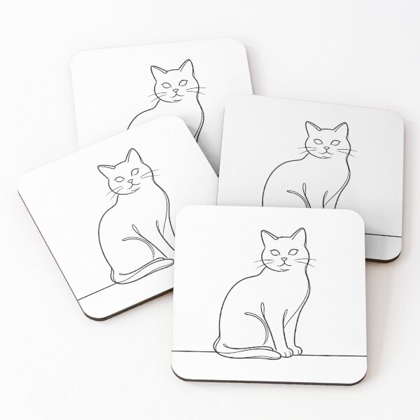 Item preview, Minimalist Cat Silhouette designed and sold by agusrama.