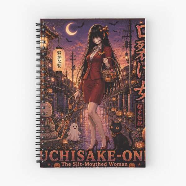 Item preview, Kuchisake-Onna - Spooky Cozy Japanese Urban Legend  Halloween Edition designed and sold by Handcan.