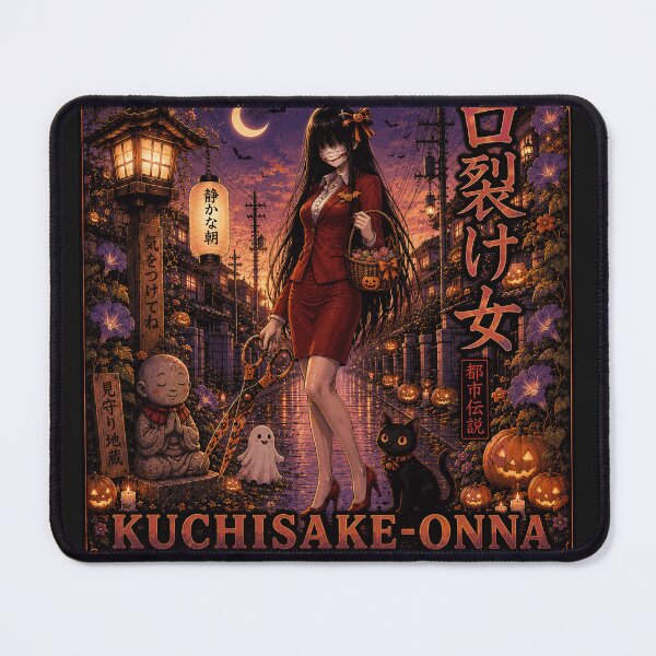 Item preview, Kuchisake-Onna - Spooky Cozy Japanese Urban Legend Halloween Edition designed and sold by Handcan.