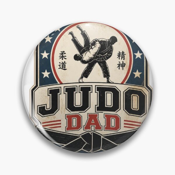 Item preview, Judo Dad Vintage Badge designed and sold by redblink store.