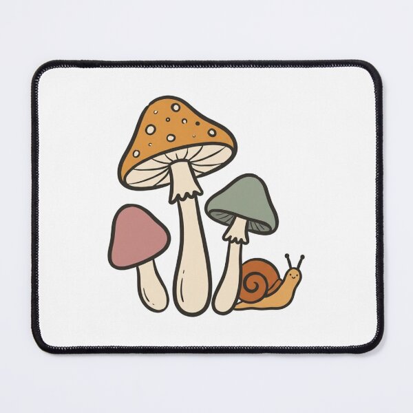 Item preview, Cute Mushrooms with Snail Retro Cottagecore | Whimsical Forest Nature" designed and sold by wingoo22.