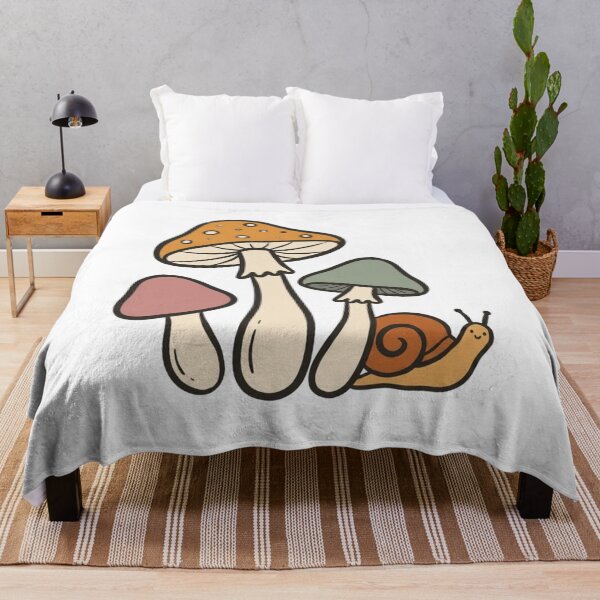 Item preview, Cute Mushrooms with Snail Retro Cottagecore | Whimsical Forest Nature" designed and sold by wingoo22.