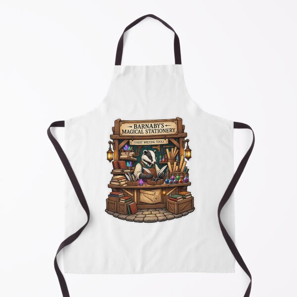 Item preview, Magical Stationery Shop | Badger Scribe | Enchanted Writing Workshop designed and sold by MrDev.