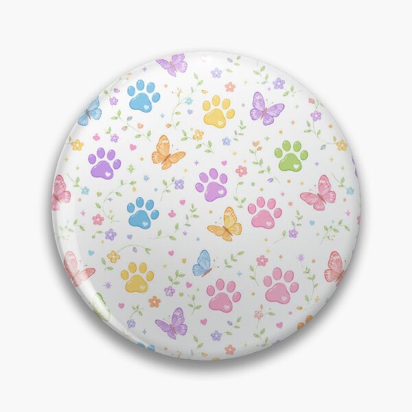 Item preview, Rainbow Paw Cat & Butterfly Garden Pattern  designed and sold by cozydrops.