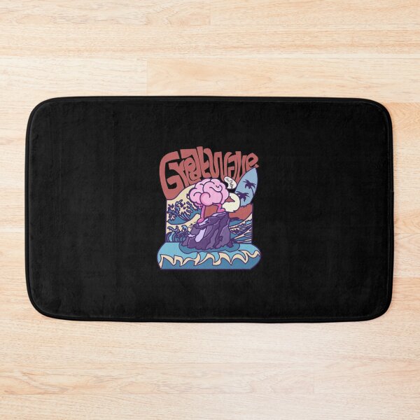 Item preview, Great Wave Surfing Brain Mental Health Humor Design designed and sold by BrainSoupShop.