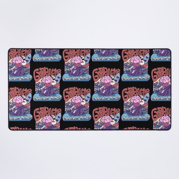 Item preview, Great Wave Surfing Brain Mental Health Humor Design designed and sold by BrainSoupShop.