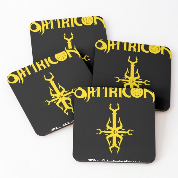 Item preview, Yellow Silhouette Black Metal Symbol designed and sold by PaperCrafte.