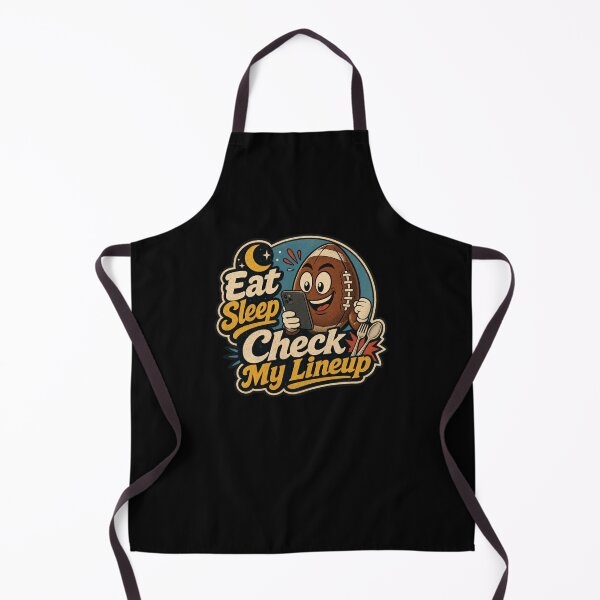 Item preview, Eat Sleep Check My Lineup Fantasy Football designed and sold by snowry.