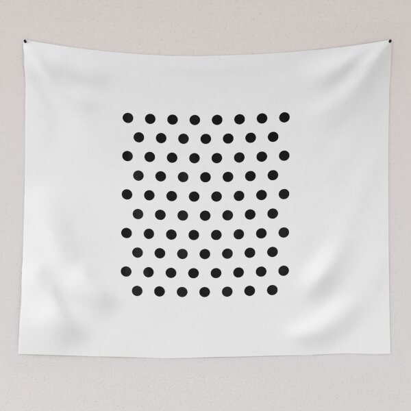 Item preview, Black And White Polka Dots White designed and sold by goombi-creative.