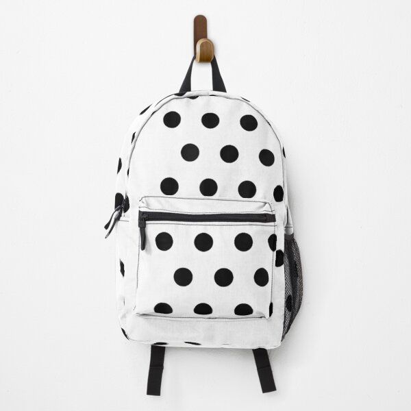 Item preview, Black And White Polka Dots White designed and sold by goombi-creative.