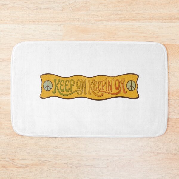 Item preview, Retro Keep On Keepin On Peace Sign Groovy 70s Banner designed and sold by FestivityFinds.